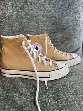 Converse NWOT High Top Sneakers - Mustard